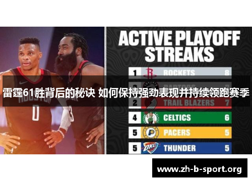 雷霆61胜背后的秘诀 如何保持强劲表现并持续领跑赛季